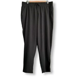 JOE FRESH Active Comfort Fit Stretch Pull-On Light Athletic Pants Black Sz XL
